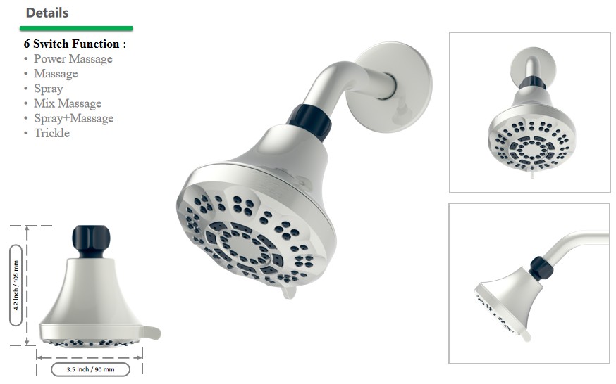 D20562-WALL SHOWER