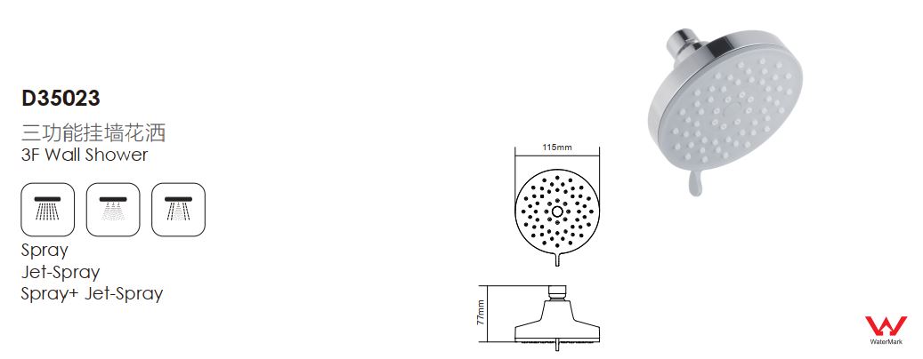 D35023-wall shower