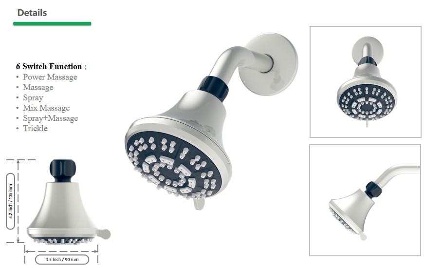 D20561-WALL SHOWER