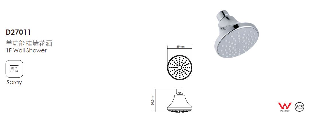 D27011-wall shower
