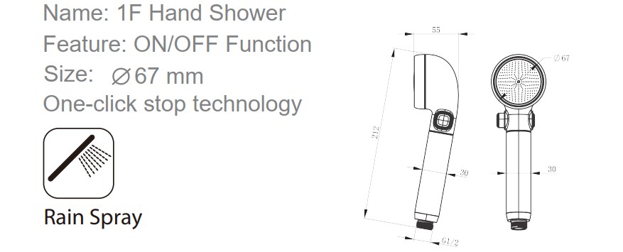 BH01011-SHOWERHEAD