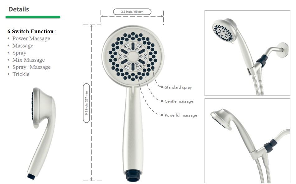 H10564-SHOWERHEAD