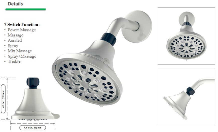 D20572-SHOWERHEAD