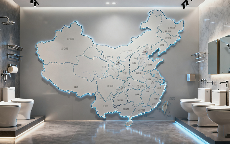 The distribution of China's bathroom supply chain and the characteristics of each region