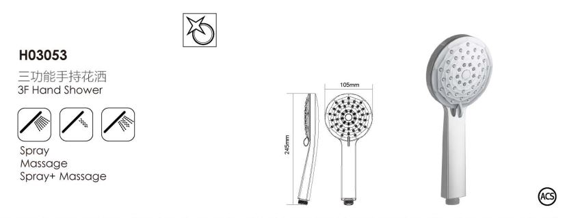 H03053-Showerhead