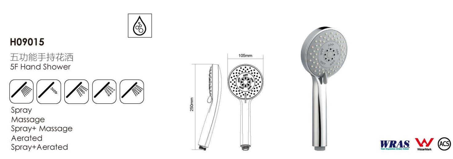H09015-SHOWERHEAD